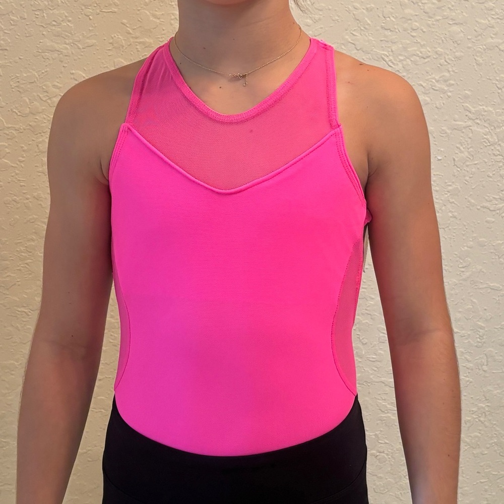Pink karisma body suit